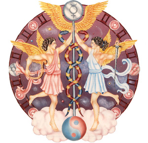 Astrological Illustration of Gemini
