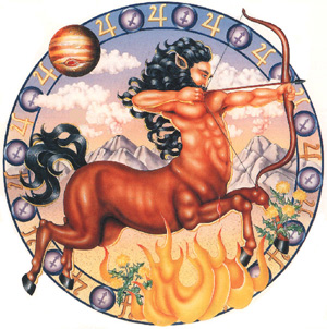 Astrological Illustration of Sagittarius