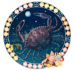Illustration of The Astrological Sign Cancer 